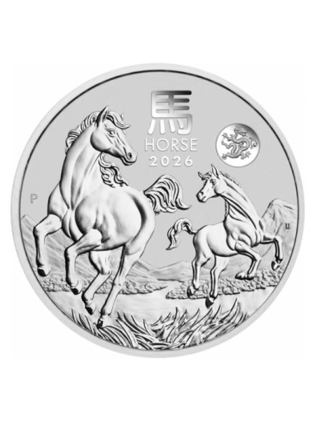 澳洲伯斯 2026 農歷生肖系列III 馬 飛龍加版 1盎司