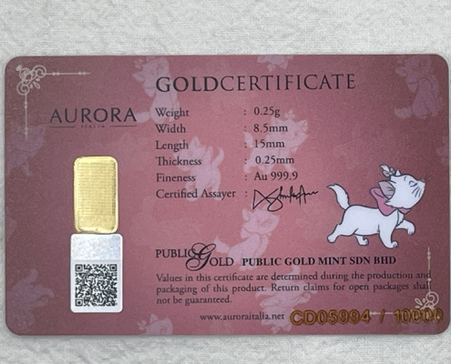 AURORA 迪士尼 貓兒歷險記 瑪麗 CD05994